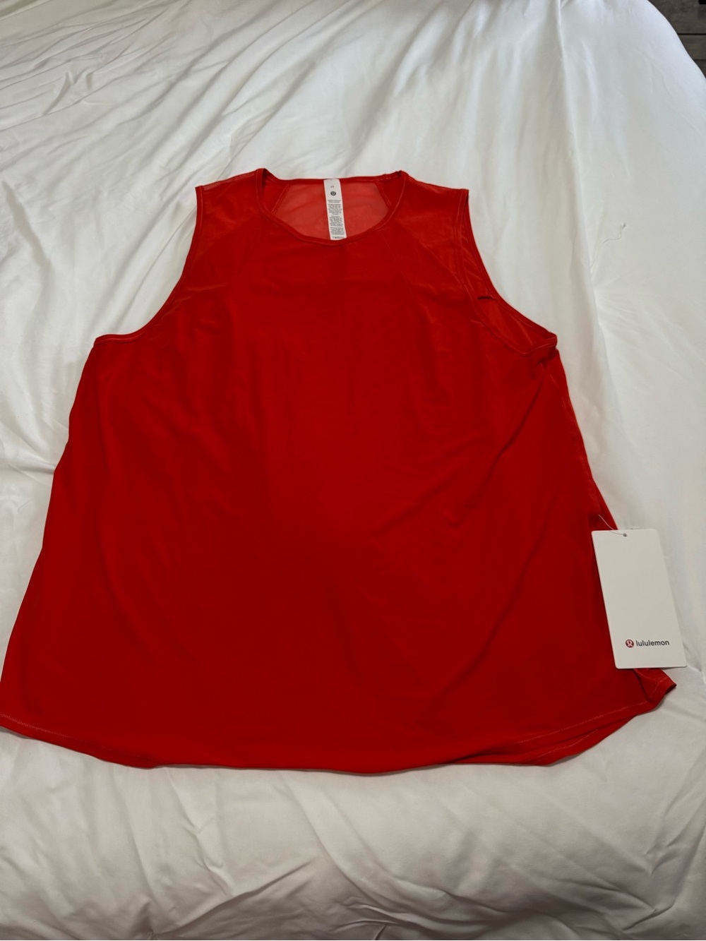 lululemon Sculpt Tank - Cayenne